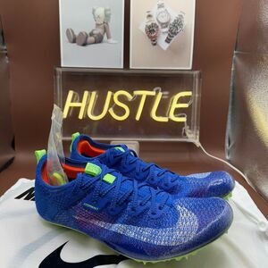Nike Zoom Superfly Elite 2 Men's Track & Field Blue Lime CD4382-400 Sz 8